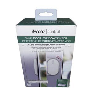 iHome Control Wifi Door/Window Battery Powered Sensor White ISB04WC